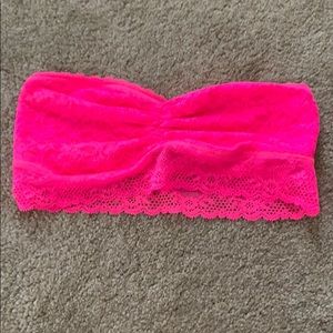Aerie neon pink bandeau
